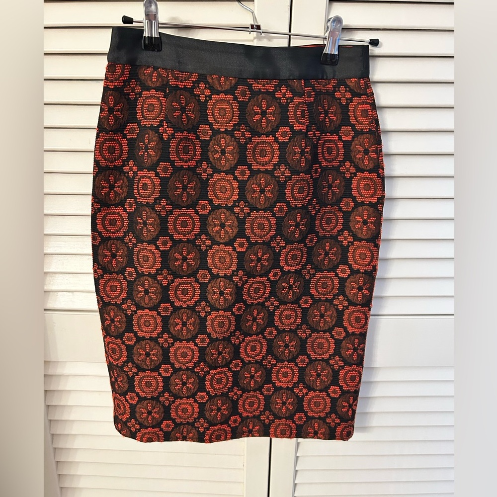 Boden Brocade raised print classicPatterned Pencil Skirt
